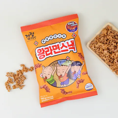 검정고무신 왕라면스낵 160g / 스낵 옛날과자