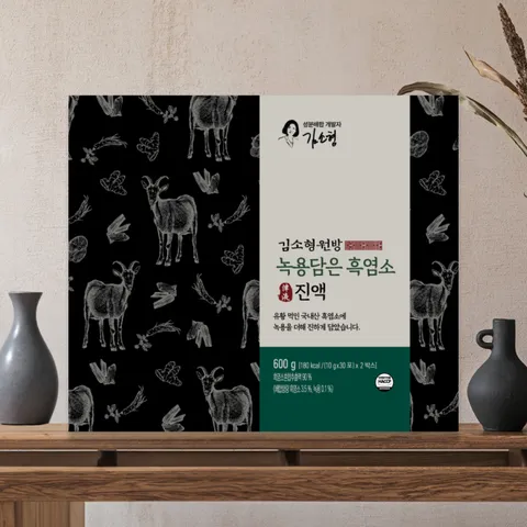 [롯데백화점][올가홀푸드](ORGA) 김소형원방 녹용 담은 흑염소 진액 세트 (10g60포)