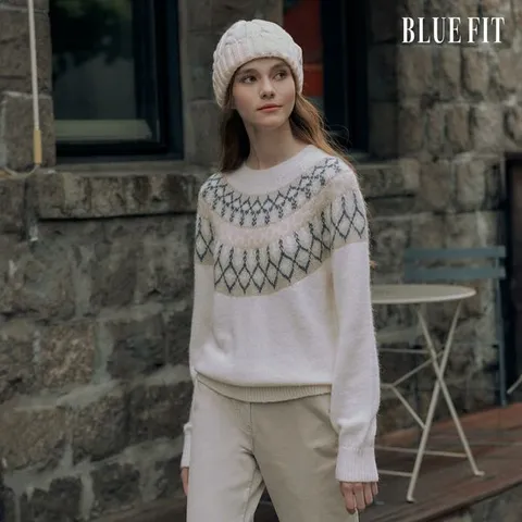 [하프클럽]  25FW 노르딕 니트풀오버