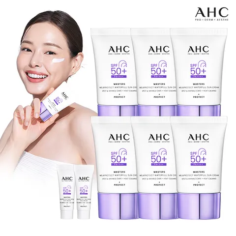 최신상 마스터즈 멜라 프로텍트 워터풀 선크림 40ml 6개+7ml 2개