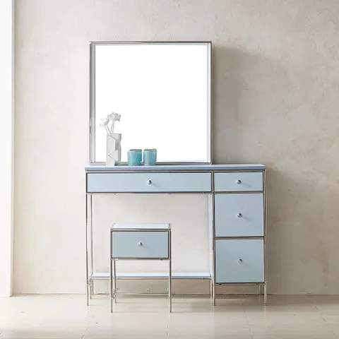 텔루 심플 스테인레스 화장대 서랍포함  착불