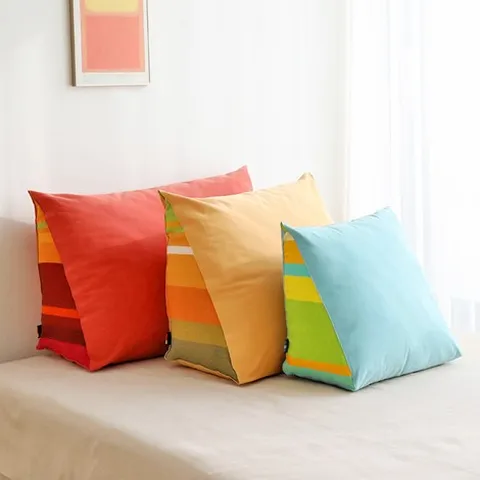 셔벗 삼각 등쿠션 대형 (솜포함/ 9 color )
