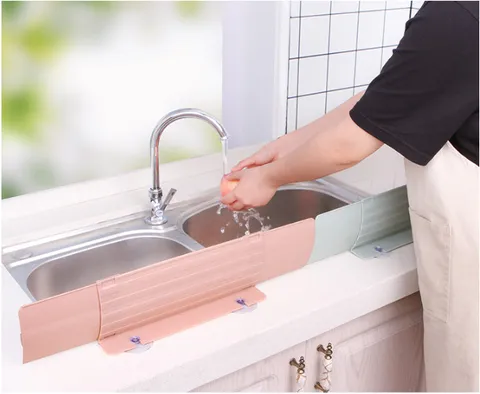 [숨결]씽크대 물튀김방지 가림막 물받이