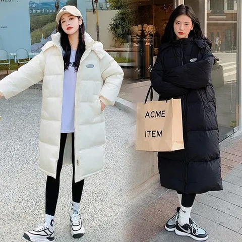 여성 데일리 롱패딩 웰론 벤치코트 롱아우터 (43392343)