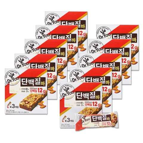 단백질바 3P 150g x 10개