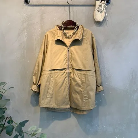 [브리치]  / 텔로 아노락 포켓 스트링 야상 점퍼 2color