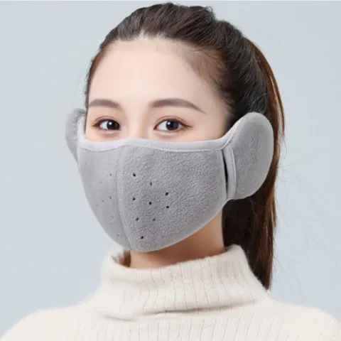 겨울 방한 귀도리 마스크 그레이 겨울용마스크 귀돌이마스크 스노우보드마스크 스키마스크