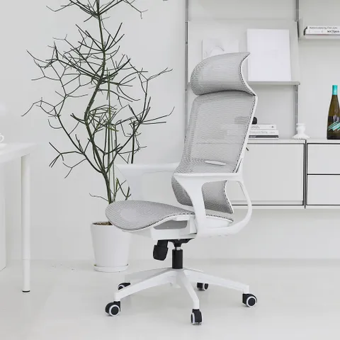 LB834H 컴퓨터 사무실 책상 공부 학생 허리 편한 풀메쉬 의자