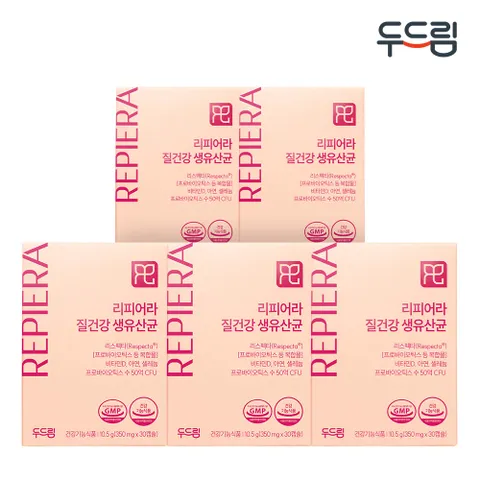 리스펙타 질 건강 생유산균 30캡슐 X 5박스 (5개월분)