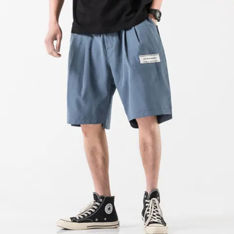 남자반바지 허리밴딩 7부팬츠