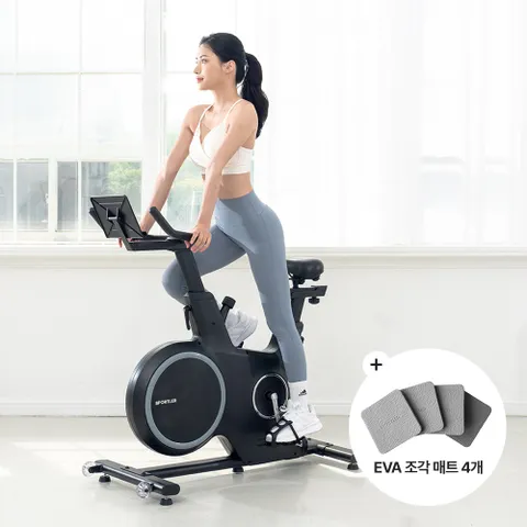 단순개봉  실내자전거 스핀바이크 오브제 블랙 스피닝 유산소 운동 가정용 유산소 PP