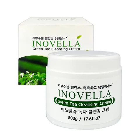 이노벨라 녹차 바이탈라이징 클렌징 크림 500g -O 클렌징크림 크렌징크림 크린싱크림 클렌싱크림