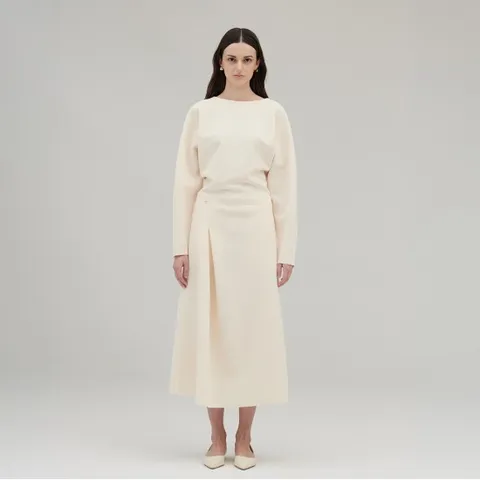 [최초가275,000]나그랑 스판 블라우스&스커트 셋업_SVST250801