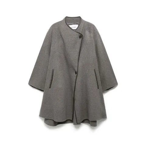 나이스클랍 가죽 블록 핸드메이드 코트 N244MWCA58 428519