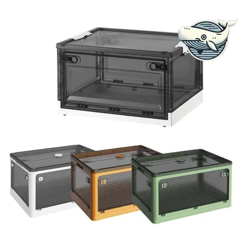 크고 넓은 반투명 수납박스 여행 옷정리함 플라스틱박스 멀티박스 옷장정리 플라스틱상자