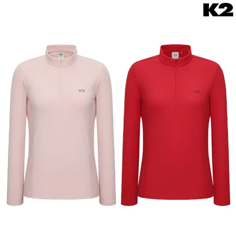 K2 가을 간절기 여성 등산 집업 티셔츠/긴팔/차이나카라/기능성/25294 463691