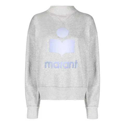 23FW 이자벨 마랑 에뚜왈   여성 모빌리 로고 스웻셔츠 그레이 SW0003FA A3M56E 02GY STK