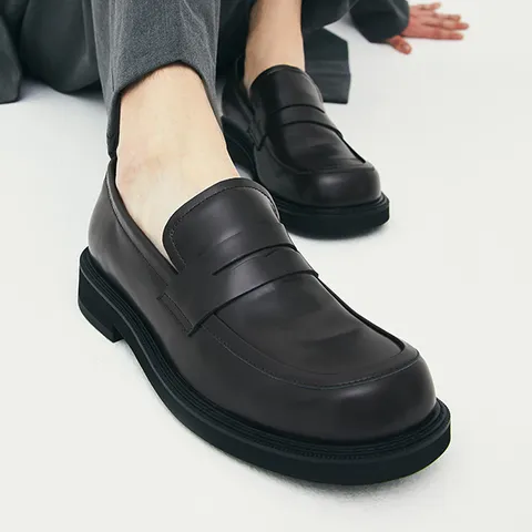 M-misope 남성 클래식 스퀘어 페니로퍼 522439503_DB