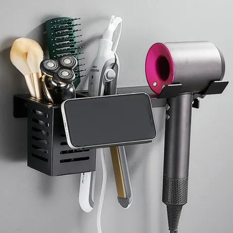 에이치플러스몰 멀티 헤어드라이어 슈퍼소닉 에어랩 선반 정리대 드라이기거치대 드라이기홀더