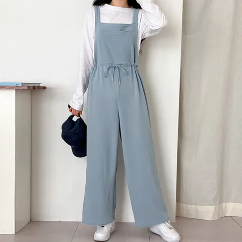 [하프클럽/에이치스타일](OP)원픽점프슈트 봄 여성 롱원피스