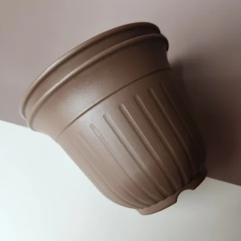 초콜렛 플라스틱 미니 화분 2P 세트 거실화분 꽃화분 분갈이화분 텃밭화분 가벼운화분 화초