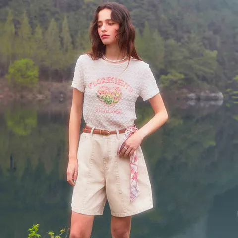 [바이탈싸인] Pigment Boyfit Half Pants 428519