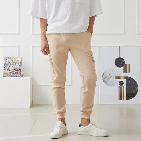 [브리치] 더제이엘 / 남자 여름 카고 조거팬츠 린넨 스판 바지