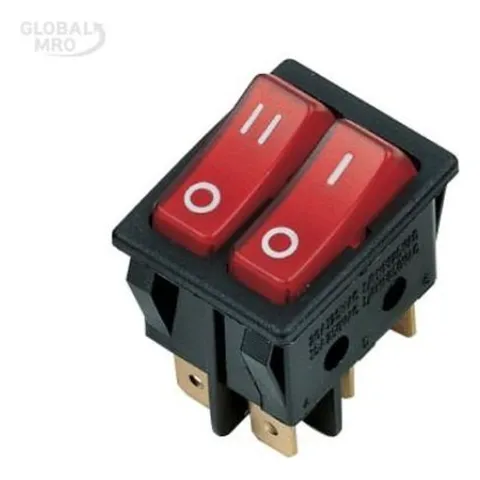 라카스위치DJR704-6215L(DWLD) 6P 2단/ 라커스위치/시소스위치/다전전기 자재