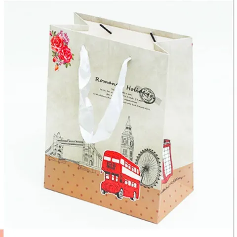 쇼핑백 대 10매 선물백 종이백 포장쇼핑백 포장봉투 선물용포장쇼핑백 선물포장쇼핑백 손잡이쇼