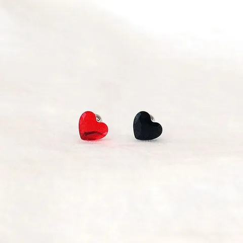 알티피아 (낱개판매) 연애중 하트 이너컨츠 트라거스 피어싱 피어싱 크리스탈귀걸이