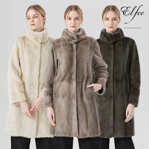 [롯데백화점]스킨 온 스킨 유색 밍크 휘메일 코트(K7W3EC24_)