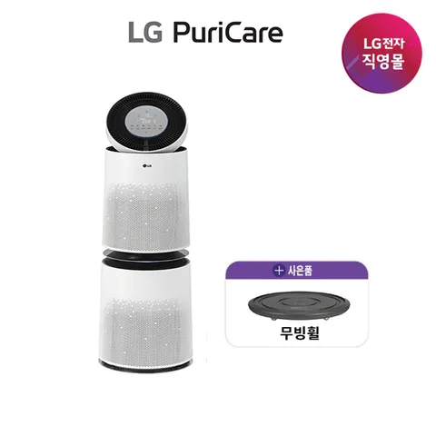 LG 퓨리케어 AI 360 공기청정기 플러스 28형+무빙휠 AS285DWWDM