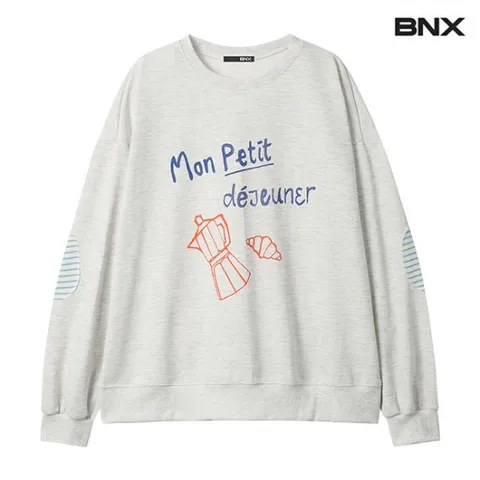 정상가:69,000 | 프린팅 패치 맨투맨 (BX1TS006L0)