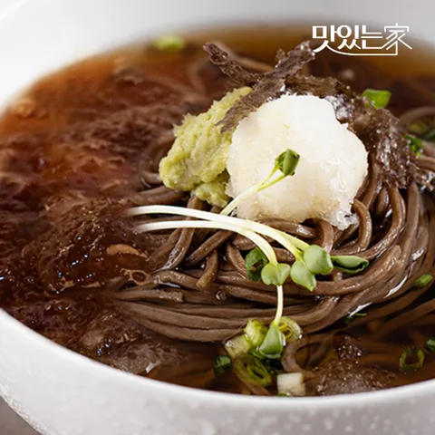 [마녀바스켓] 프리미엄 메밀소바 10인세트 메밀면10+소스10+와사비10+갈은무10