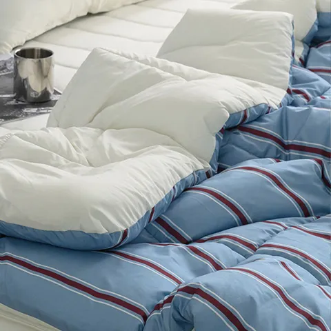 사계절 이불 레트로 차렵이불 슈퍼싱글 SS 블루 차렵이불세트 모달차렵이불 차렵이불패드세트