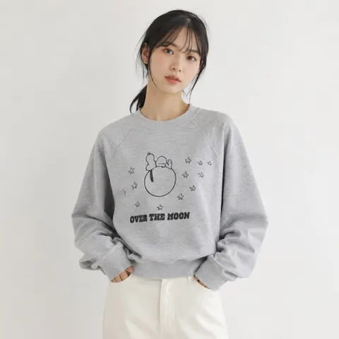 356-08WCGC001 클래식 스누피 문 여성 맨투맨_353717