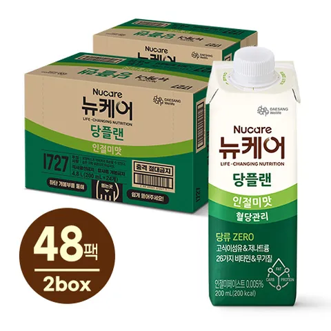 (본사직영) 뉴케어 당플랜 인절미맛 (200mlx24팩) 2박스