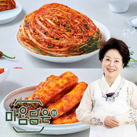 [G] 선우용여 프리미엄 마음담은 포기김치 5kg+총각김치 2kg