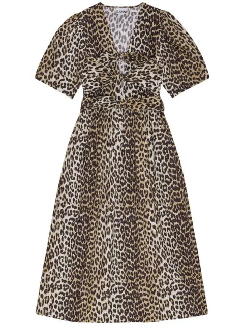 [해외직구] 26FW  미디 원피스 A1030758859 LEOPARD PRINT