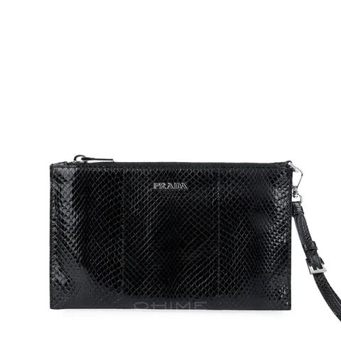 (국내당일출고) 클러치 파이톤 1NH009 2EU1 F0002 NERO