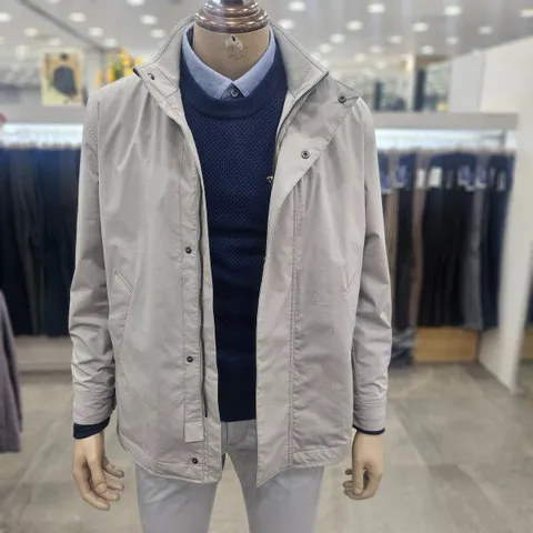 (모다인천점)라이트그레이 사파리 변형 캐주얼 겹 점퍼/PQJP1203_IC_3