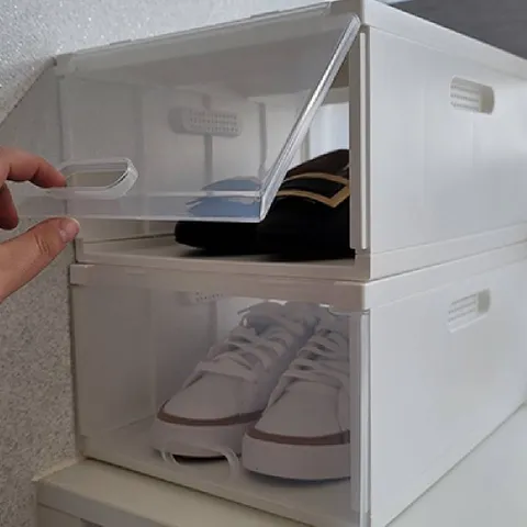 (2팩) 낮은신발장 원룸 현관신발장 개인신발장 신발 좁은집수납 소형 깔끔한느낌