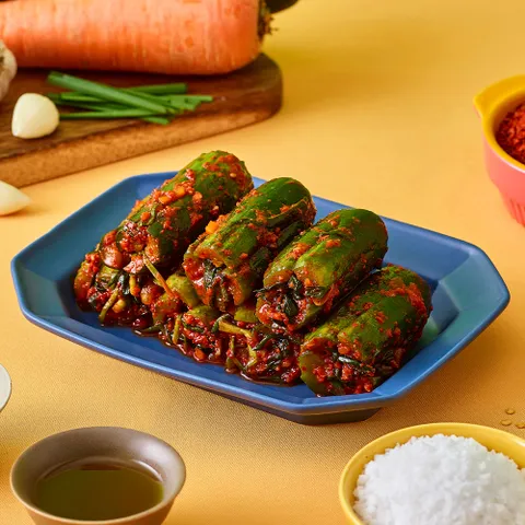 [참김치] 오이소박이 1.5kg(오이 6~7개) 국내산 김치 HACCP 인증