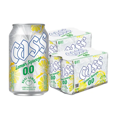 공식판매처 카스 레몬 제로 330ml X 12캔 무알콜 맥주맛 음료