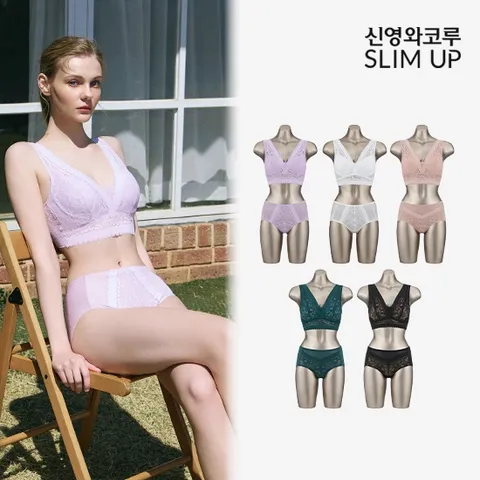 신영와코루 25신상 올레이스 보정 브라렛 5세트