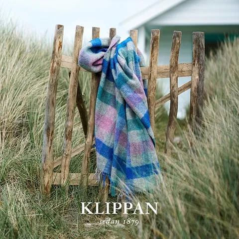 KLIPPAN 클리판 스웨덴 직수입 WOOL 램스울 담요 블랭킷 130x180cm