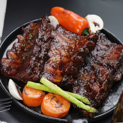 참나무 훈연 고기당 바베큐폭립 500g x 4팩