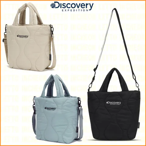 디스커버리 공용 헤이니 퀼팅 토트백 S DXTG3554N-ICDX