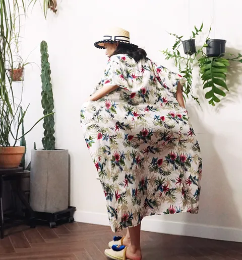 트로피컬 린넨혼방 썸머 롱 로브 가디건n714