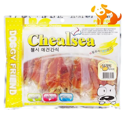 첼시 애견 닭갈비 사사미 400g 첼시닭갈비사사미400g 닭갈비사사미400g 강아지닭갈비사사미